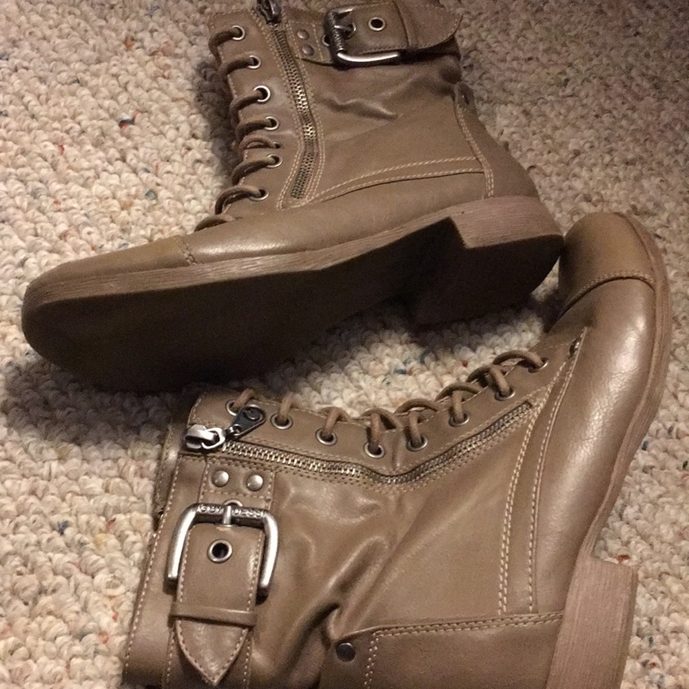 Tan Guess Booties